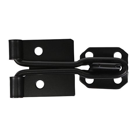 TIMCO Hasp & Staple Wire Pattern Black - 4"