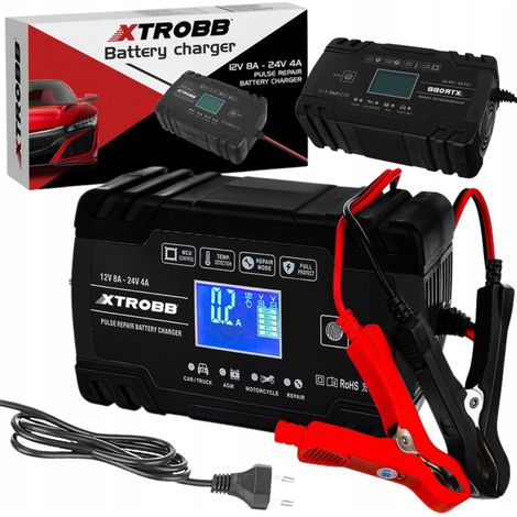 Rectificador automático de 12V 24V 8A con función de reparación y cargador de baterías (1/5)