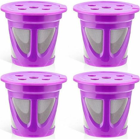 Coffee Machine Accessories Reusable K Cups Compatible with Keurig Coffee Maker - Refillable K-cup - Black (1/5)