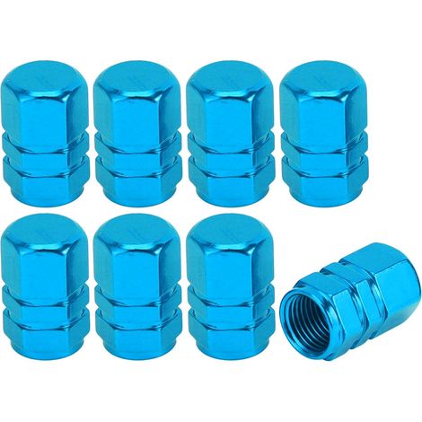 8 Bouchons De Valve De Pneu 8Pcs Anti-Collision Aluminium (1/5)