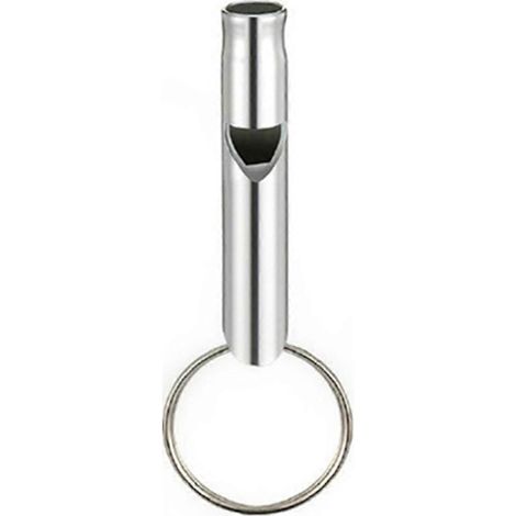 Mini sifflet allongé pour l'éducation des animaux de compagnie, en alliage d'aluminium, pour l'alimentation et le camping en extérieur