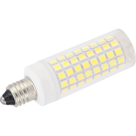 Ampoule LED E11 1000 lm, 102 LED, dimmable, pour lustre, plafonnier et applique murale, 110 V, blanc froid