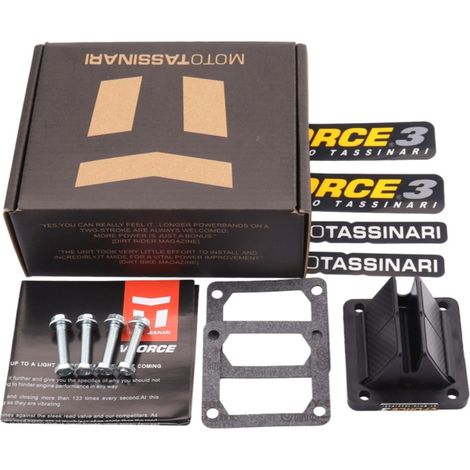 The V3144 V-Force3 reed valve is suitable for Yamaha YZ85, YZ125, YZ400 and CR250R. (1/5)