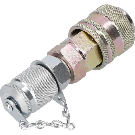 Raccord Rapide Hydraulique Adaptateur de Test de Pression G1/8 Industrie Connexion Étanche (1/5)