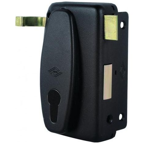 JPM – Serrure électrique à tirage gauche – Profil européen vertical – Coffre 82x132mm – Résistante aux usages intensifs – Compatible tous cylindres