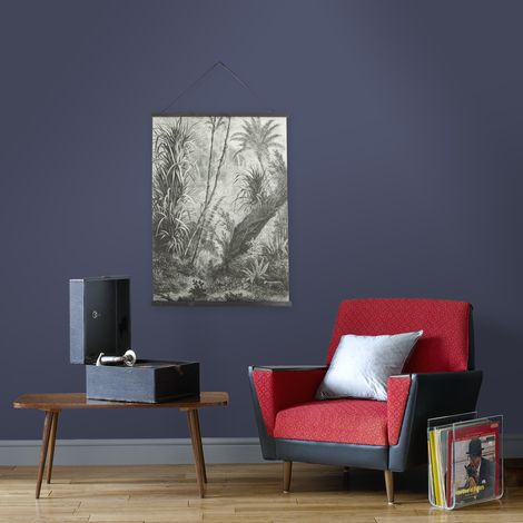 Kakemono affiche Jungle 60 x 80cm Noir, blanc (1/5)