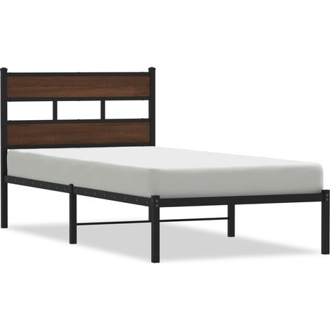 Lit simple,Lit adulte,Cadre de lit sans matelas avec tête de lit 90x190 cm CFW4617221 (1/5)
