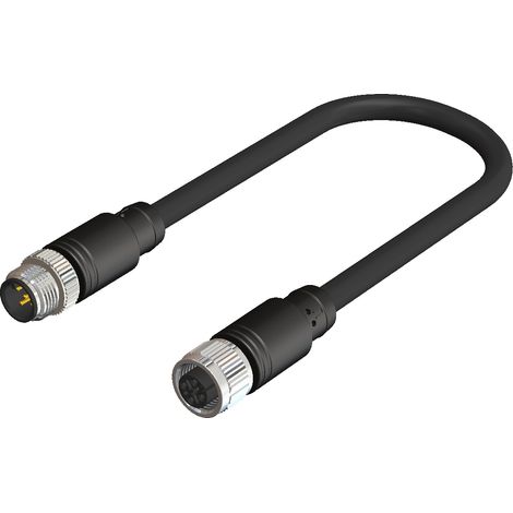 Câble de commande RS PRO 5 conducteurs , M12 Femelle vers M12 Mâle, 1.5m ( Prix pour 1 )