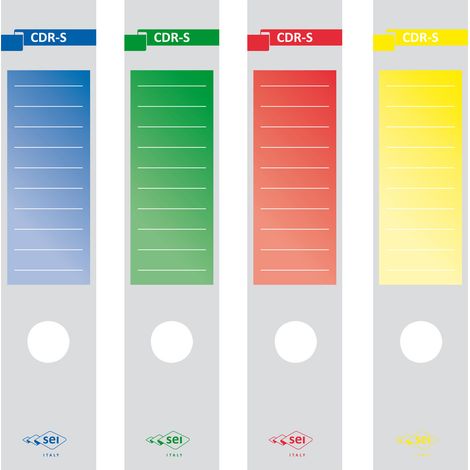 SEI Rota CDR-S étiquette auto-collante Rectangle Vert 200 pièce(s)