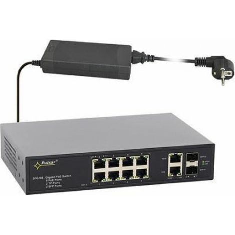 SFG108 12 Port Industrial PoE Switch