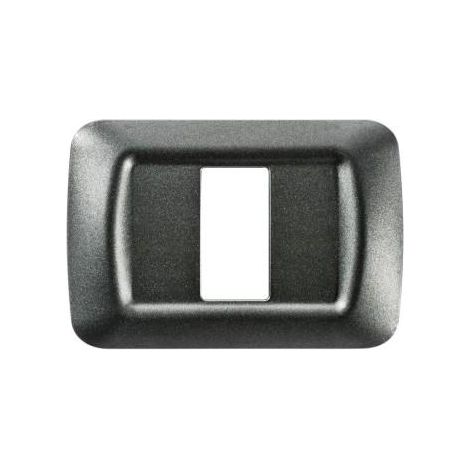 PLAQUE 1 POS.ARDOISE METALL.TOP SYSTEM GEWISS GW22611