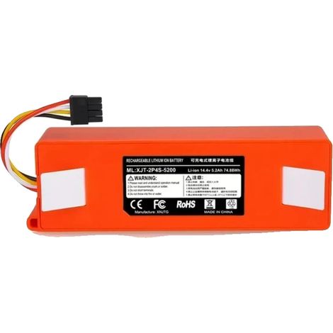 Batterie pour aspirateur robot, capacité de 5200mAh, compatible avec les modèles, 14.4V 5200mAh (1/2)