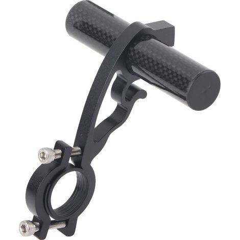 Guidon vélo extension support pour GPS lampe phare unité noir (1/5)