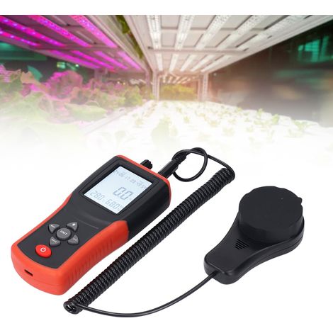 Luxmètre TL-603 (0,1 à 400 000 lux/pied) avec capteur détachable, grand écran, idéal pour les plantes, les phares de voiture et les appareils de mesure de luminosité LED pour la maison et le bureau. (1/5)