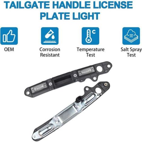 Poignée De Coffre - Éclairage Intégré - Compatible Volkswagen Golf B6 Wagon 2003-2010 Touran 2003-2010 Passat B6 Wagon 2006-2008 - 1T0 827 574 A (1/5)