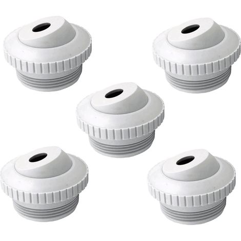 Jet De Renvoi Hydrostream - Ouverture 1/2 Pouces - Filetage MIP 1 1/2 Pouces - Pour Piscine Et Spa - Lot De 5 (1/5)