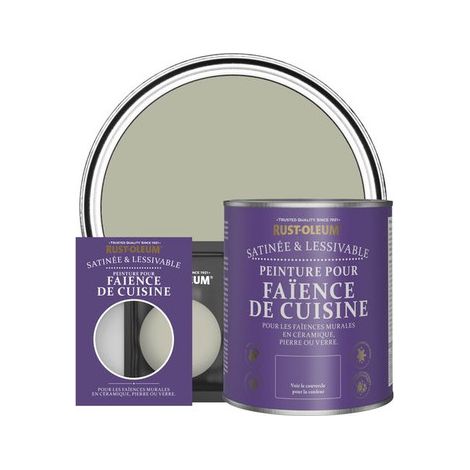 Peinture pour Faïence de Cuisine, Finition Satinée - Grège (1/3)