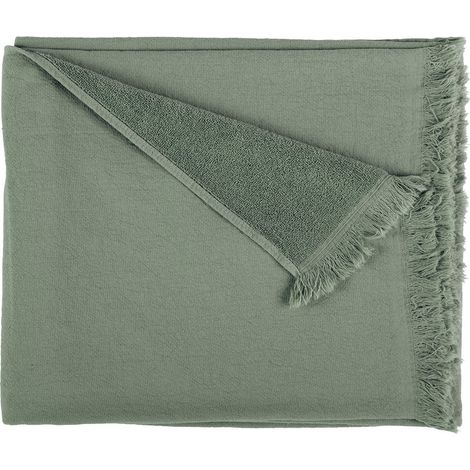 Tapis de Salle de Bain Grand Format Maxi de Coloris Detox Green 160 x 100 cm - PANGIVO