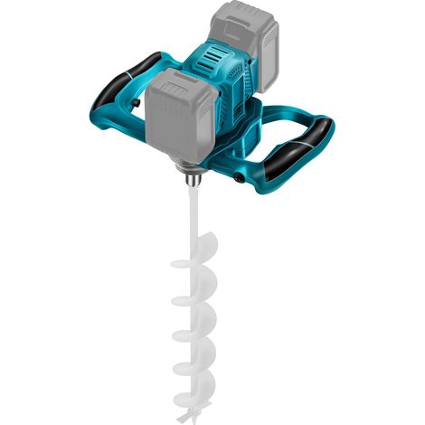 Tarière sans fil compatible avec batterie 18 V, 1200 W, sans balais, avec adaptateur de tarière de 20 mm pour tarière, clôture et jardin (sans perceuse ni batterie) (1/5)