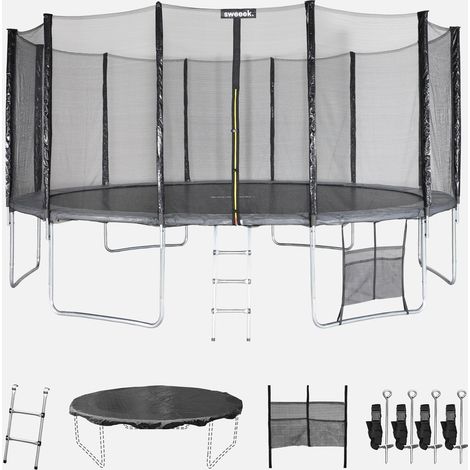 Cama elástica con pack de accesorios, 490cm (1/5)