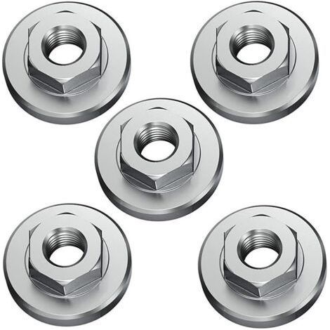 Nut Quick Release Lock Nut, 5 Quick Release Nut Clamp, Nut Accessories For All Angle Grinders (1/4)