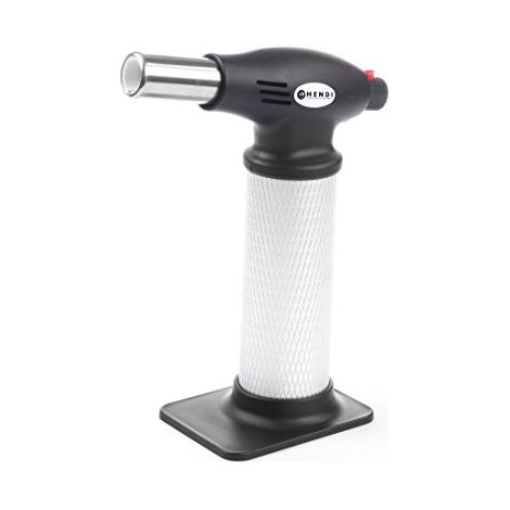 Bruciatore a gas Hendi per crème brûlée - Accensione automatica, base rimovibile (1/3)