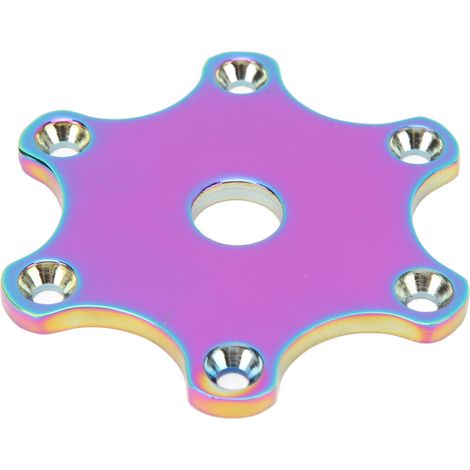 Cache-bouton de klaxon hexagonal universel pour volant à 6 boulons, 75 mm (1/5)