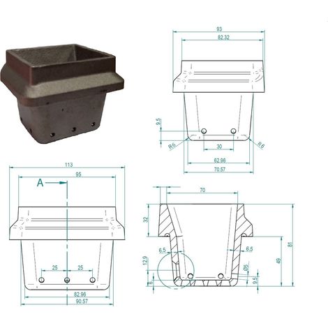 BRACIERE CROGIOLO PER STUFA A PELLET KARMEK ONE MORETTI DESIGN SML101-00