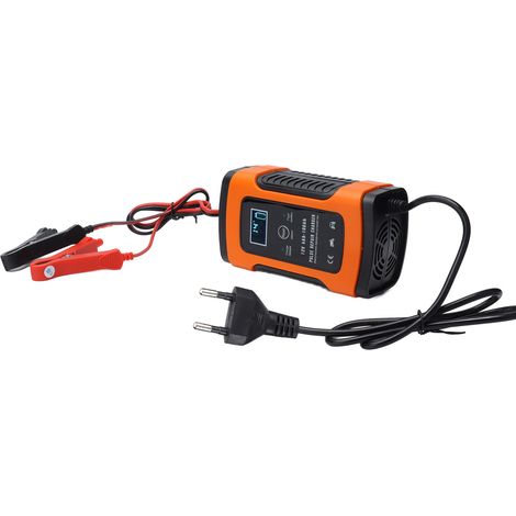 Intelligentes Autobatterieladegerät mit automatischer Wartung, LCD-Digitalanzeige, 5 A, 12 V, FBC1205D, AC100–240-V-Stecker (1/5)