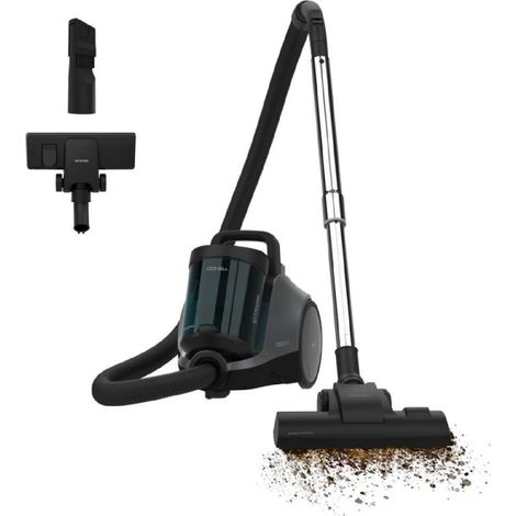 Cecotec Aspirateur traîneau cyclonique sans sac 2,5 L Conga Rockstar Cyclonic Pro. 900 W, 19 kPa, variateur de puissance.