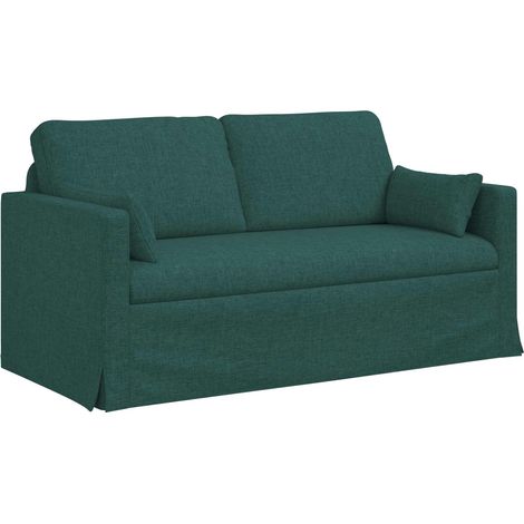 Canapé Vert foncé 158 x 78 x 80 cm tissu (1/5)