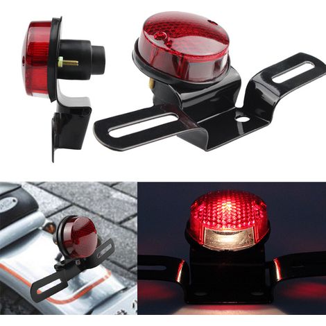 Modification de feu arrière de moto, feu arrière, feu stop, feu arrière de voiture rétro, modification de feu arrière LED pour voiture cruiser rétro
