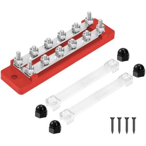 1 Bloc de Distribution 2 Voies 150A DC Barres de Bus M6 pour Voiture Bateau (1/5)