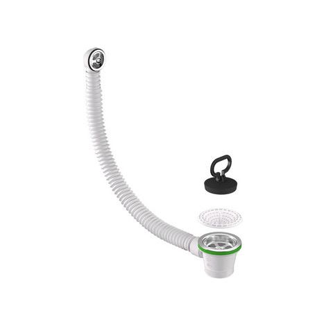 Piletta Scarico per Lavello Cucina con Troppopieno Bonom Ø 70 x 11 x 2