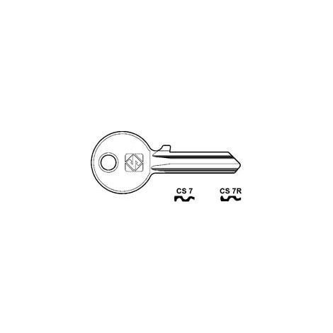 CHIAVI PER CILINDRI CISA 5 SPINE PICCOLE- - CS7R SX - 20 pezzi SILCA