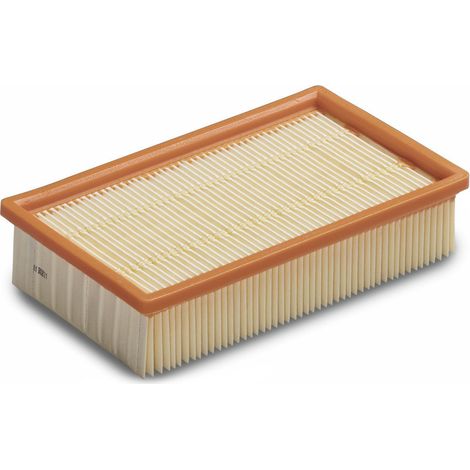 Fein Filtro de Pliegue Plano Beige para Aspiradoras de Agua y Polvo