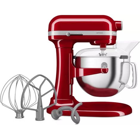 Robot sur socle 5.6l 375w rouge - Kitchenaid - 5KSM60SPXEER/1 (1/5)