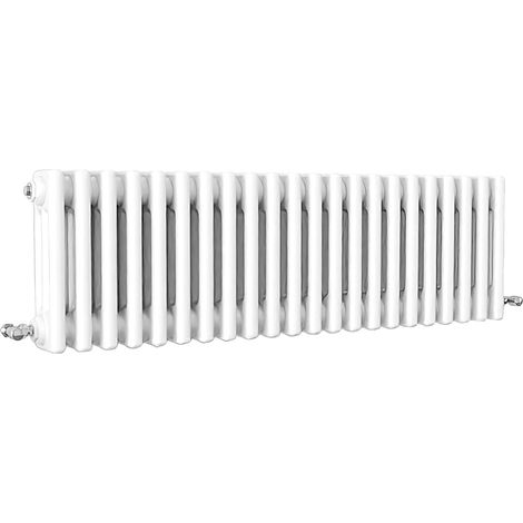 SKY Bathroom Traditional Cast Iron Style Radiator 3 Column White 300x1010mm