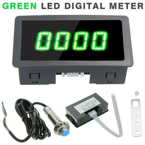 Compteur de vitesse tachymètre numérique 4 LED + capteur de commutateur de proximité Hall (1/5)