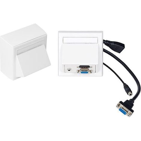 Wall Box VGA. HDMI + 3.5mm AUD