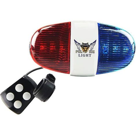 Elektronische Fahrradhupe mit LED-Licht, kinderfreundlich – Geschenkidee zu Weihnachten, Geburtstag oder Hochzeitstag (Batterien nicht enthalten) (1/5)