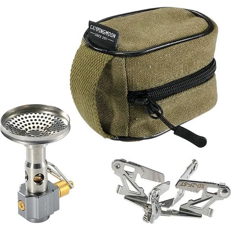 Réchaud à gaz de camping extérieur à gaz séparé, réchaud de camping, réchaud de randonnée et d'alpinisme, réchaud de cuisine portable (1/5)