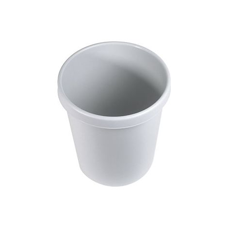 Papelera de plástico gris luminoso 30l (1/3)