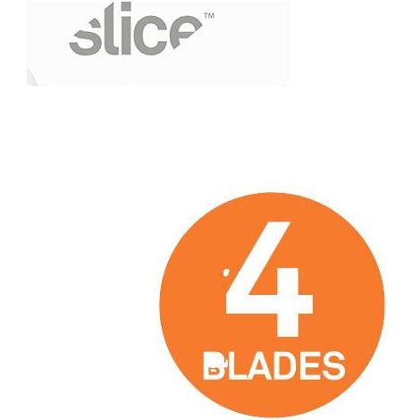 Slice 10520 Lames de rechange en céramique, bord de coupe incurvé, arrondies 4 pc(s) A762273 (1/2)