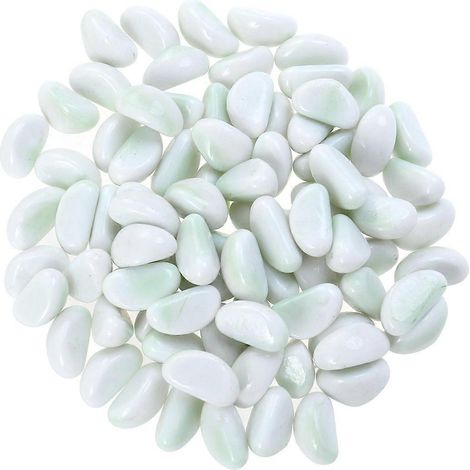 Pierres décoratives pour aquarium, galets, pierres en cristal, emballage blanc (1/5)