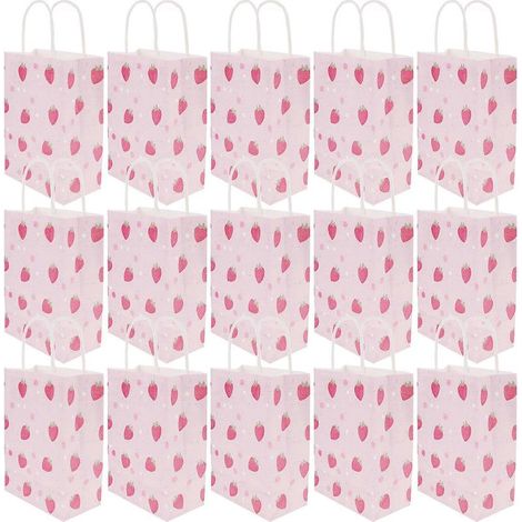 Set mit 16 Papiergeschenktüten mit Henkeln für Partys und Geburtstage – 21,00 x 15,00 x 8,00 cm – Mehrfarbig (1/4)