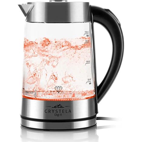 ETA Crystela Digi II Transparente Elektrische Wasserkocher 1,7L