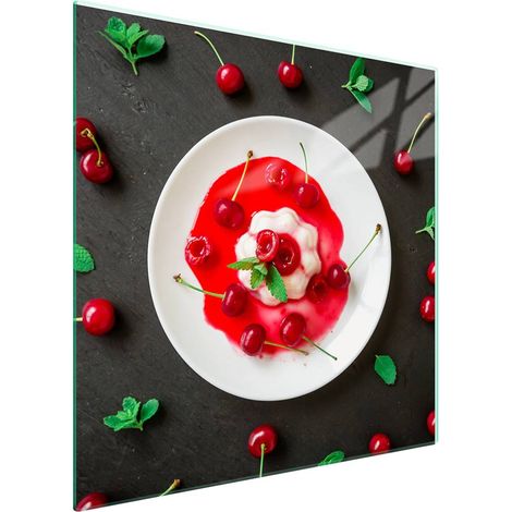 Piastra protettiva in vetro per piano cottura 50x52 Frutta (1/5)