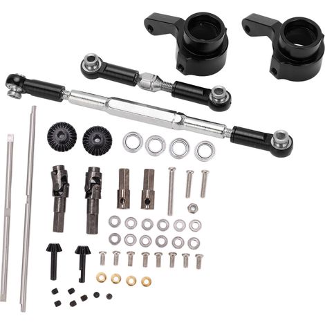 Metallachsen-Montagesatz für WPL B14/B16/B24/C14/C24 ferngesteuerte Autos, Ersatzteile und Upgrades (1/5)