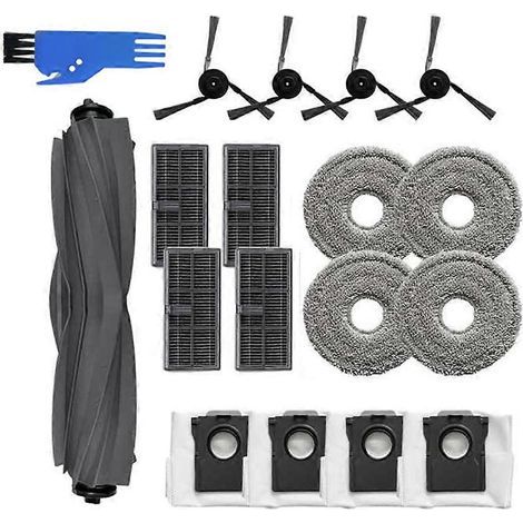 18 pour P50 Pro/P50 Ultra Sweeping Machine Accessoires Main Side Brosse Serpillière Filtre Dust Bags (1/4)